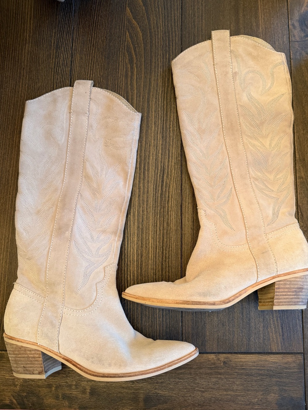 Dolce Vita Suede Tall Western Cowboy Boot Women’s 8.5